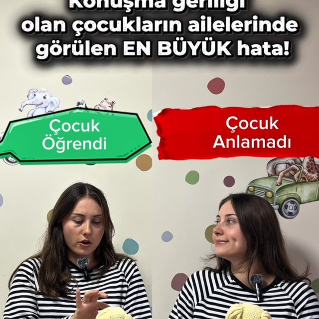 Konuşma gelişiminde ailelerin farkında olmadan yaptığı hatalar, çocukların iletişim sürecini etkileyebilir. 🗣️

Doğru ya