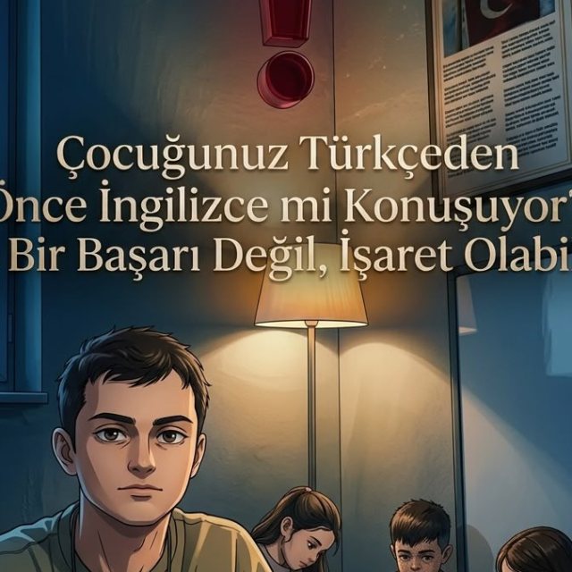 Çocuğunuzun Türkçeden önce İngilizce konuşması her zaman bir başarı göstergesi olmayabilir.

Dil ve konuşma gelişimine d